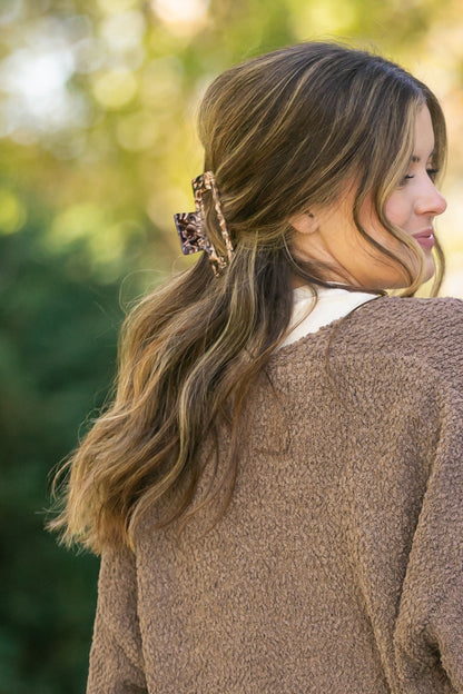 Popcorn Knit Open Front Cardigan FF Layering Essentials