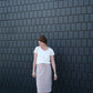 Popplin Pleated Knit Top-FINAL SALE FF Tops