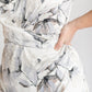 Powder Blue Floral Wrap Midi Dress FF Dresses