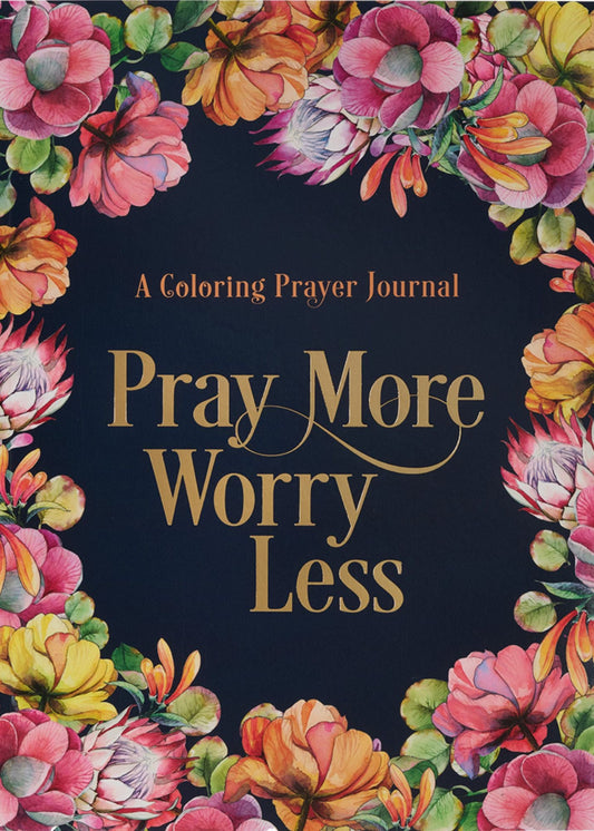 Pray More Worry Less Coloring Prayer Journal Gifts