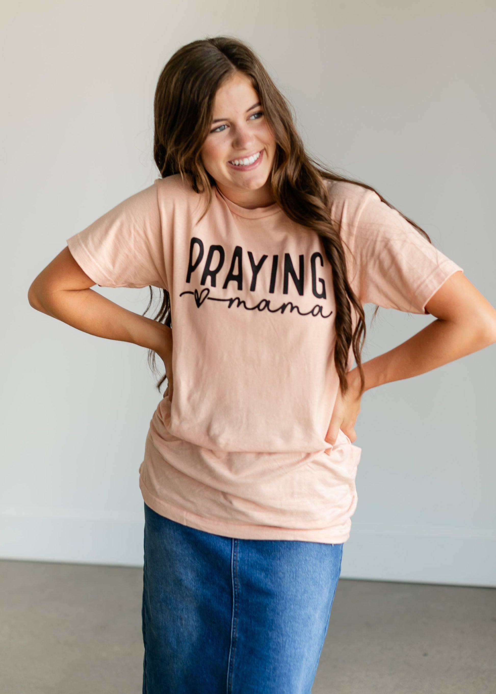 Praying Mama Graphic T-shirt FF Tops