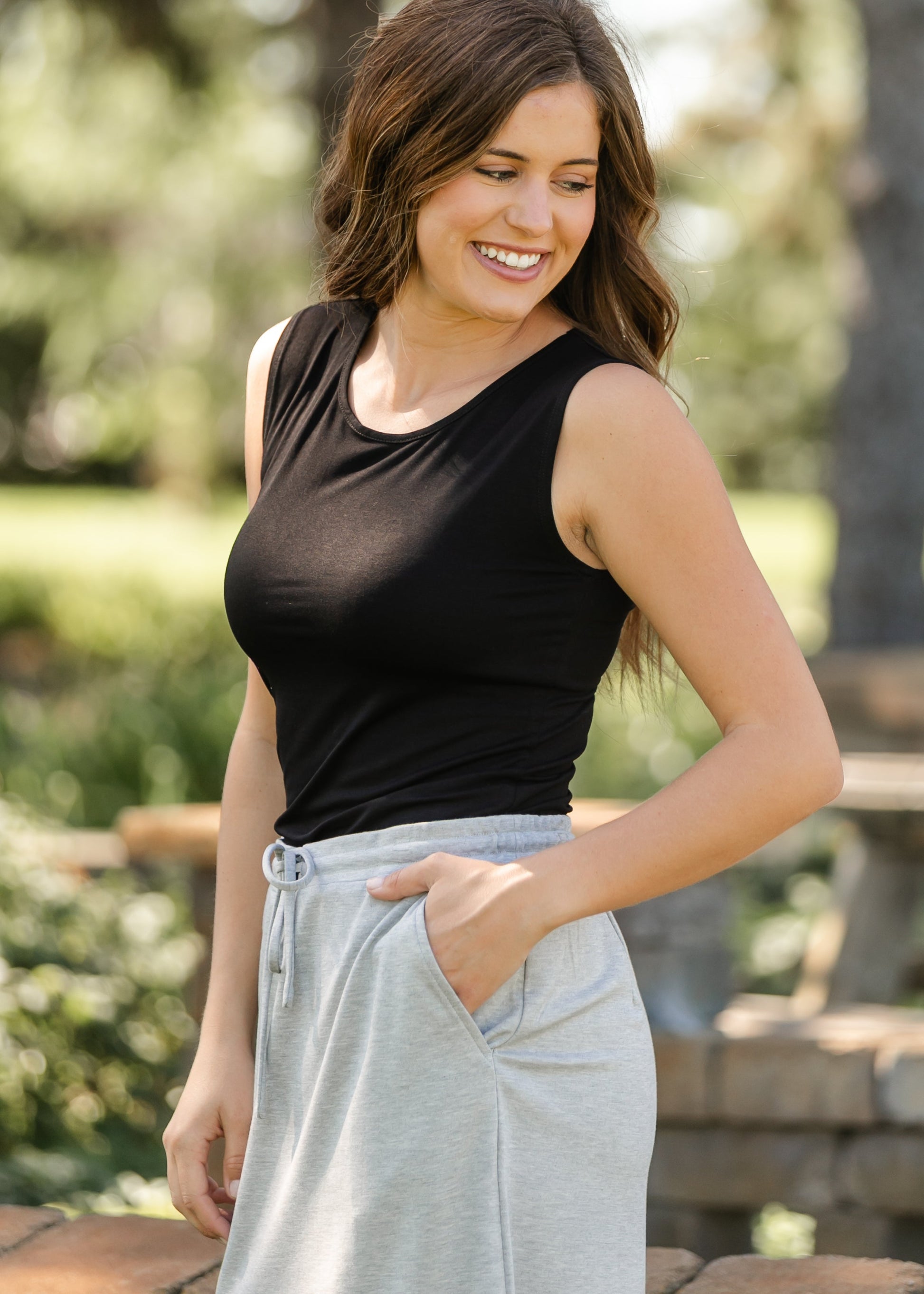 Premium Basic Layering Tank Top IC Tops
