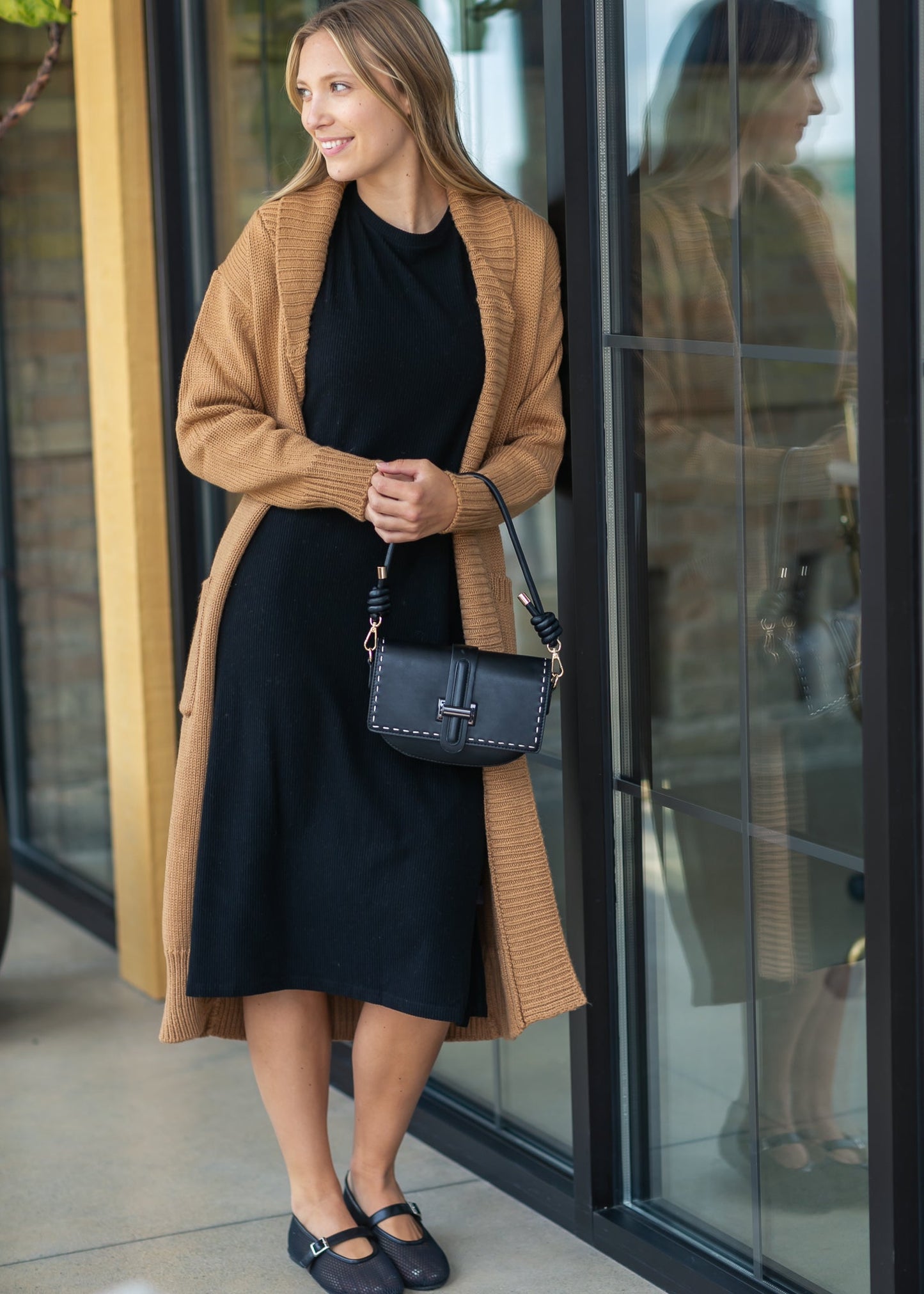 Preorder Baylor Ribbed Tee Shirt Dress IC Dresses