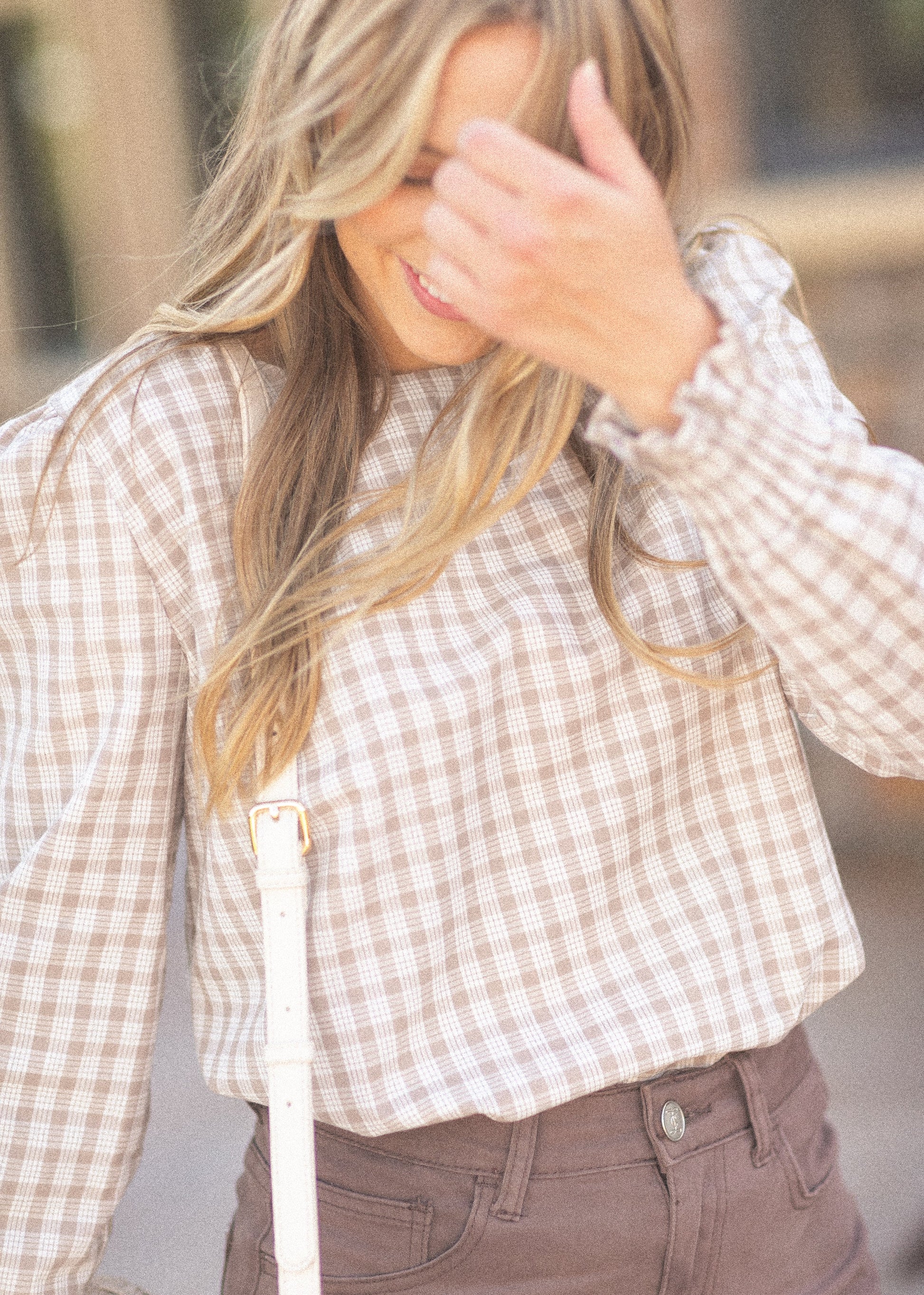 Preorder Blake Cinched Sleeve Blouse IC Tops