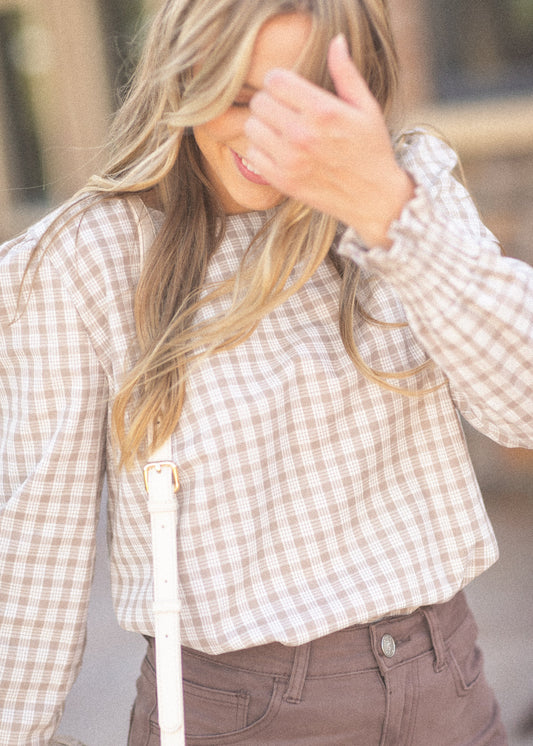 Preorder Blake Cinched Sleeve Blouse IC Tops