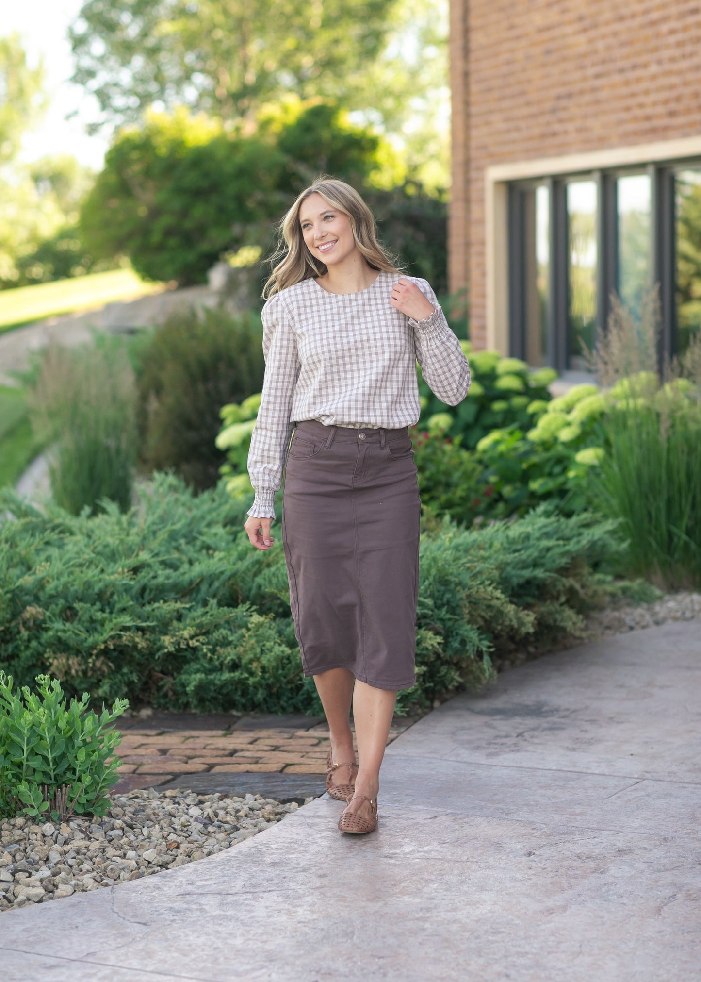 Preorder Blake Cinched Sleeve Blouse IC Tops