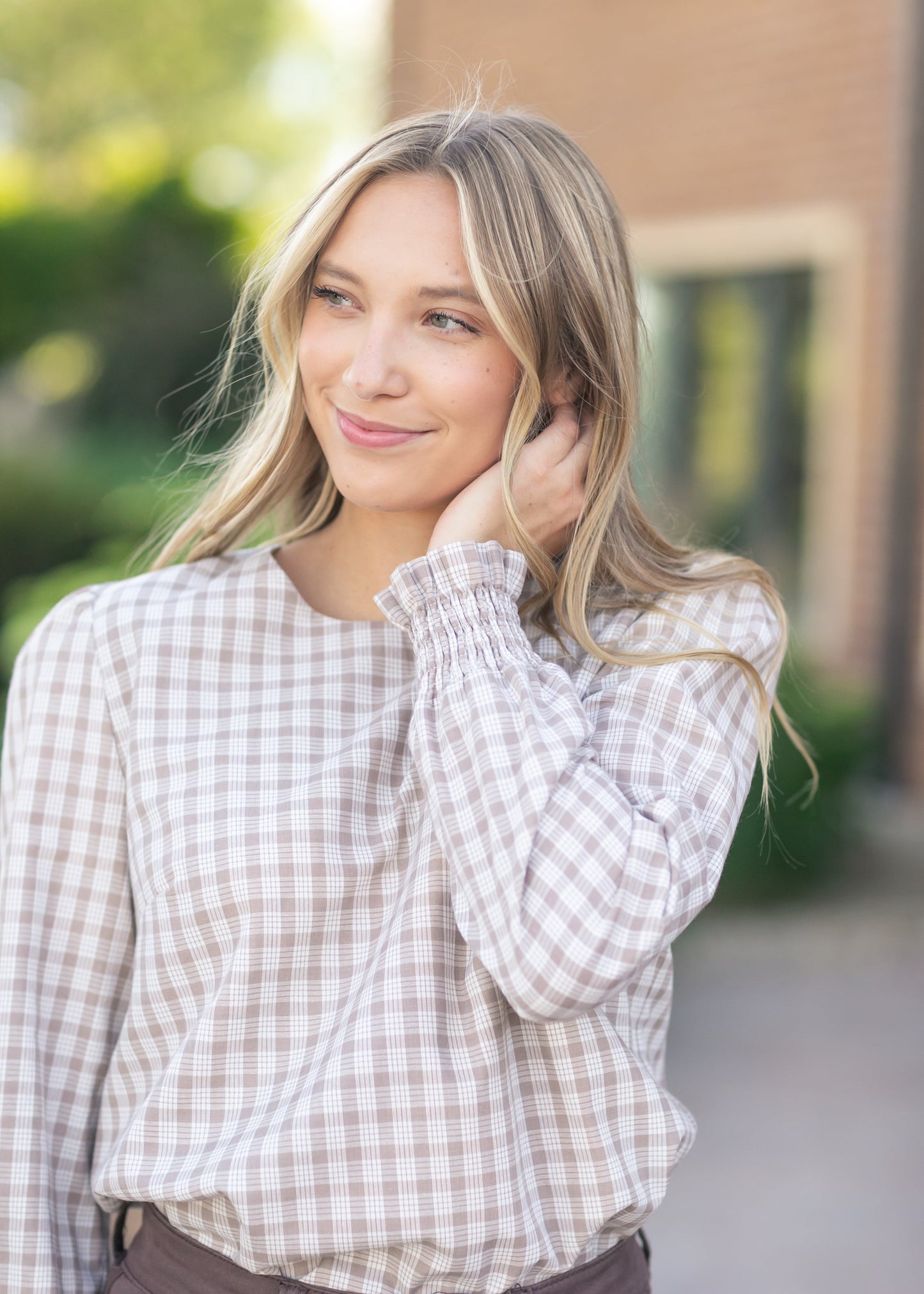 Preorder Blake Cinched Sleeve Blouse IC Tops