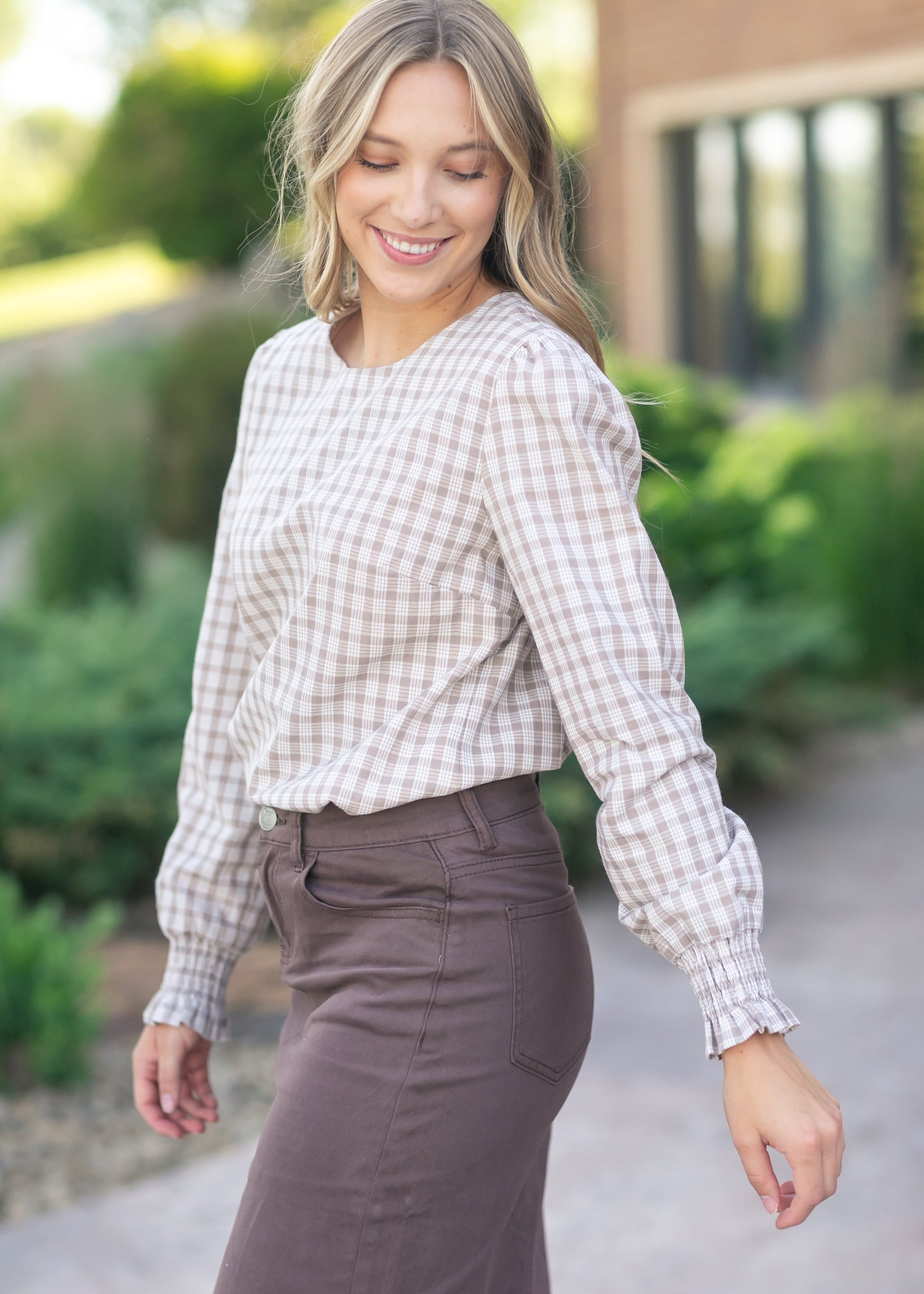 Preorder Blake Cinched Sleeve Blouse IC Tops