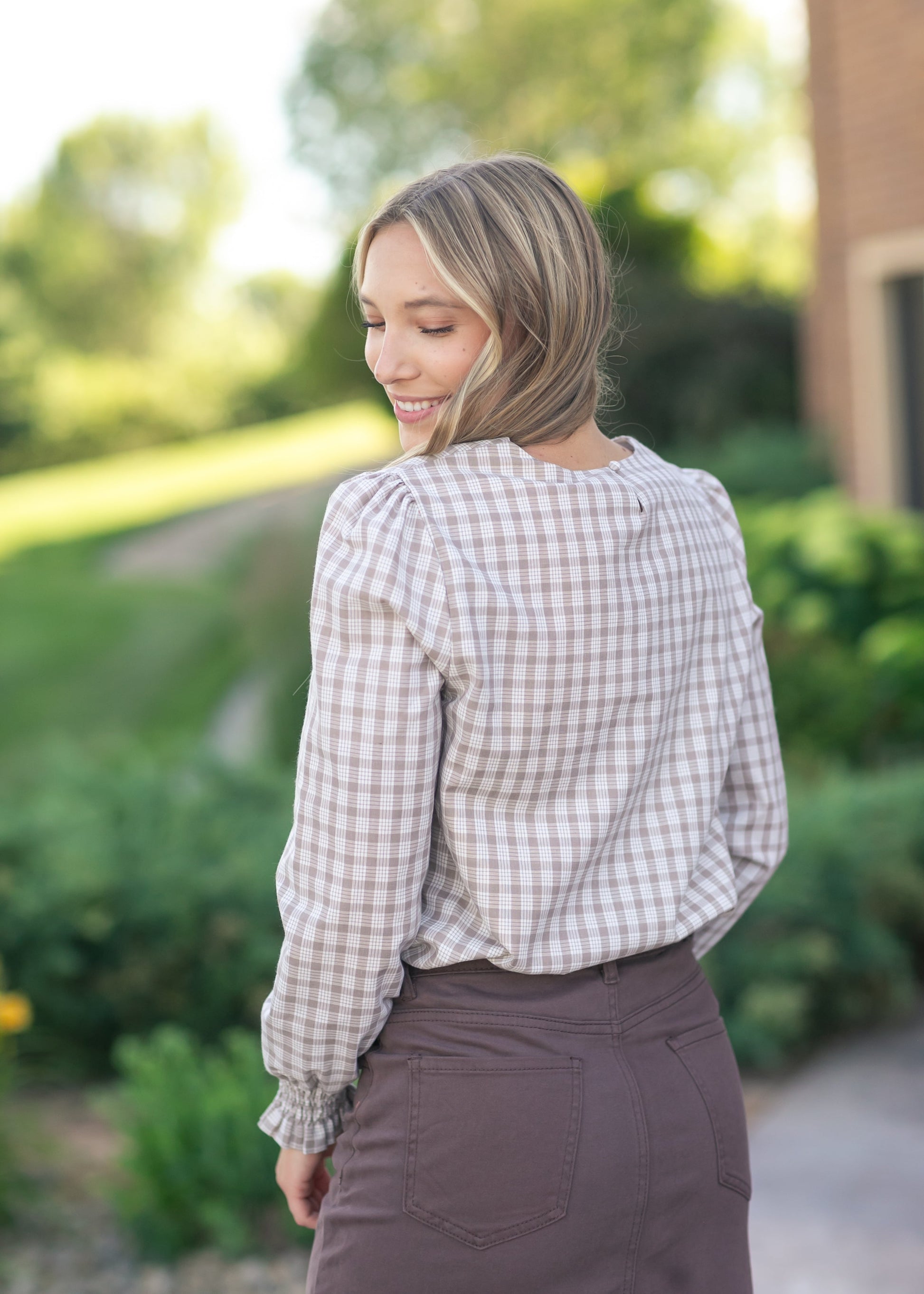 Preorder Blake Cinched Sleeve Blouse IC Tops