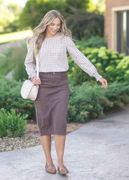Preorder Blake Cinched Sleeve Blouse IC Tops