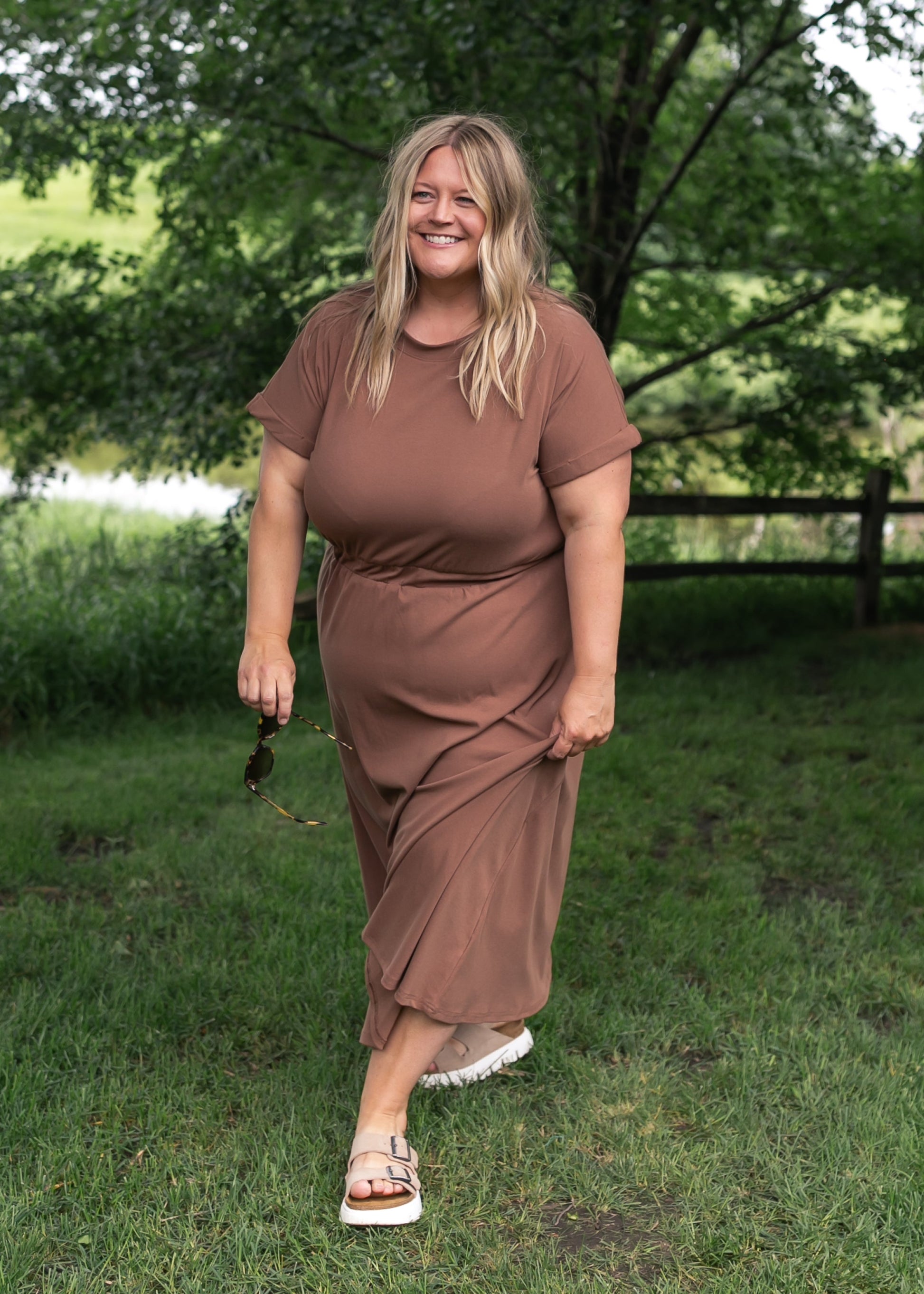 Preorder Casey Cap Sleeve Midi Dress IC Dresses