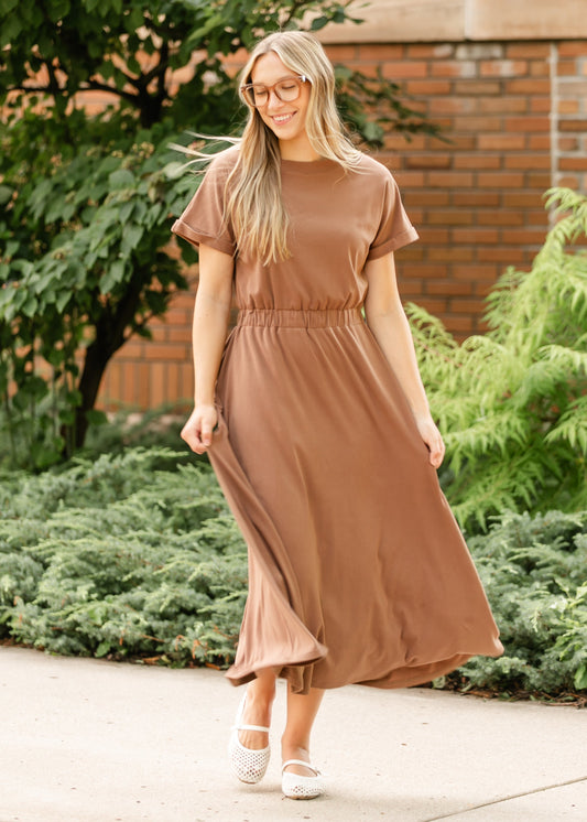 Preorder Casey Cap Sleeve Midi Dress IC Dresses