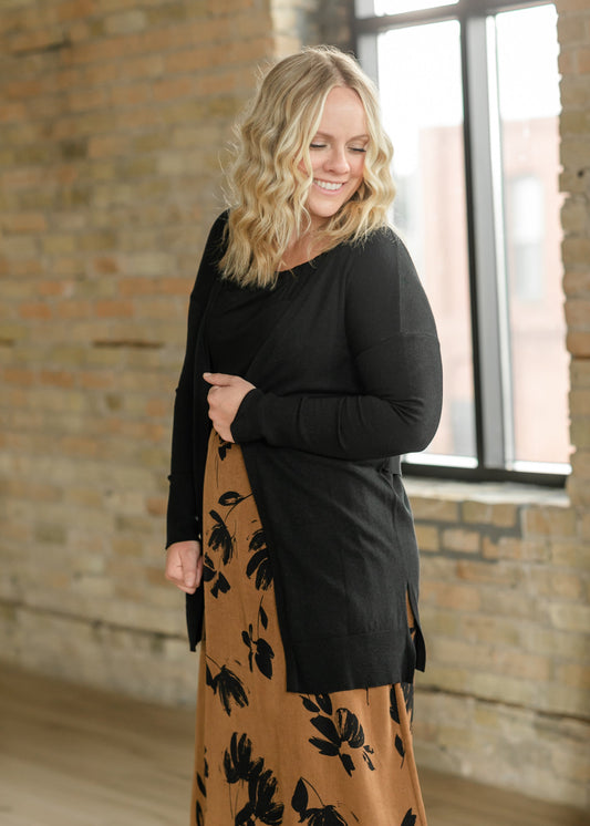 Preorder Essential Fine Knit Back Belt Cardigan IC Layering Essentials