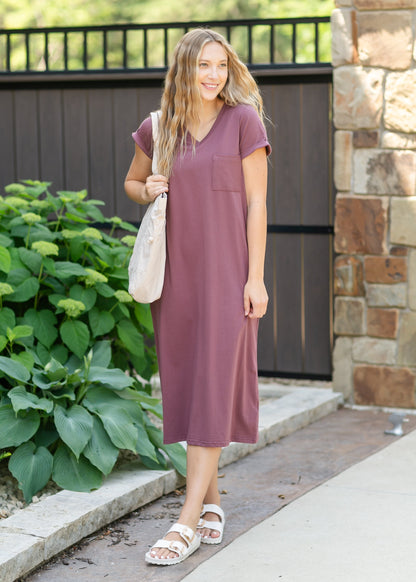 Preorder Finley V-neck T-shirt Dress IC Dresses