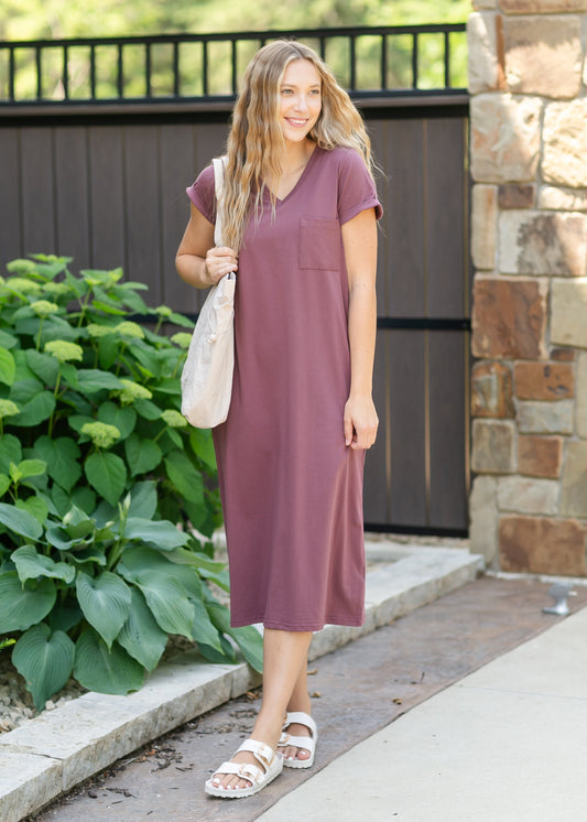 Preorder Finley V-neck T-shirt Dress IC Dresses