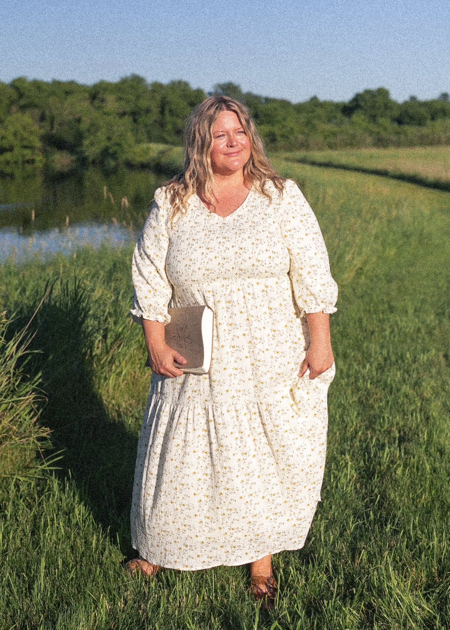 Preorder Flora Smocked Midi Dress IC Dresses