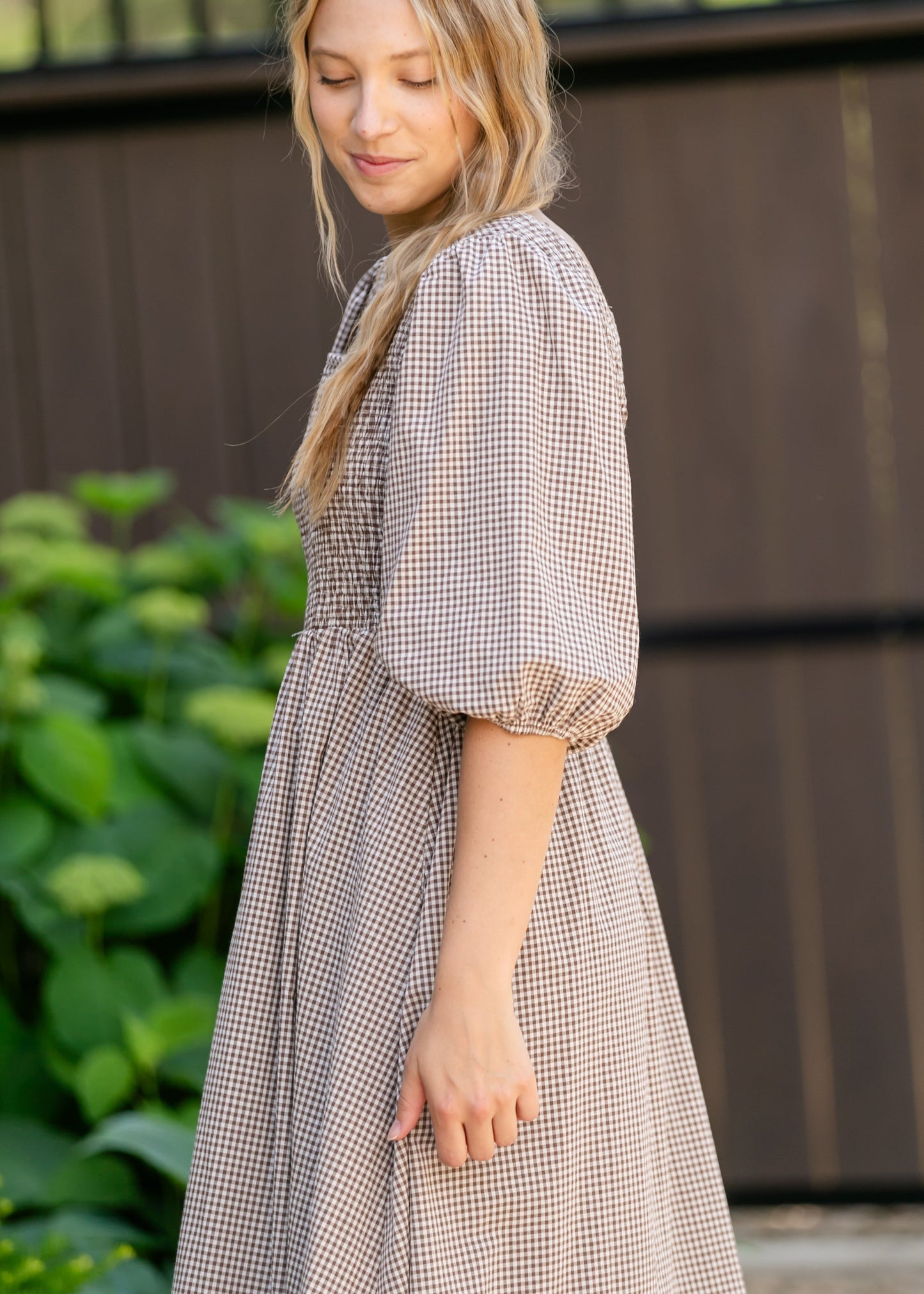 Preorder Kayleen Gingham Maxi Dress IC Dresses