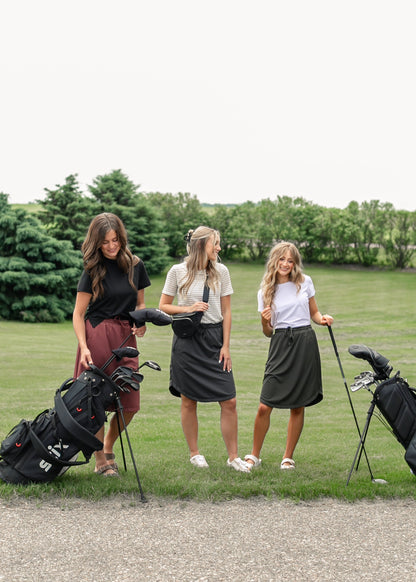 Preorder Kenedi Sport Athletic Midi Skirt IC Skirts