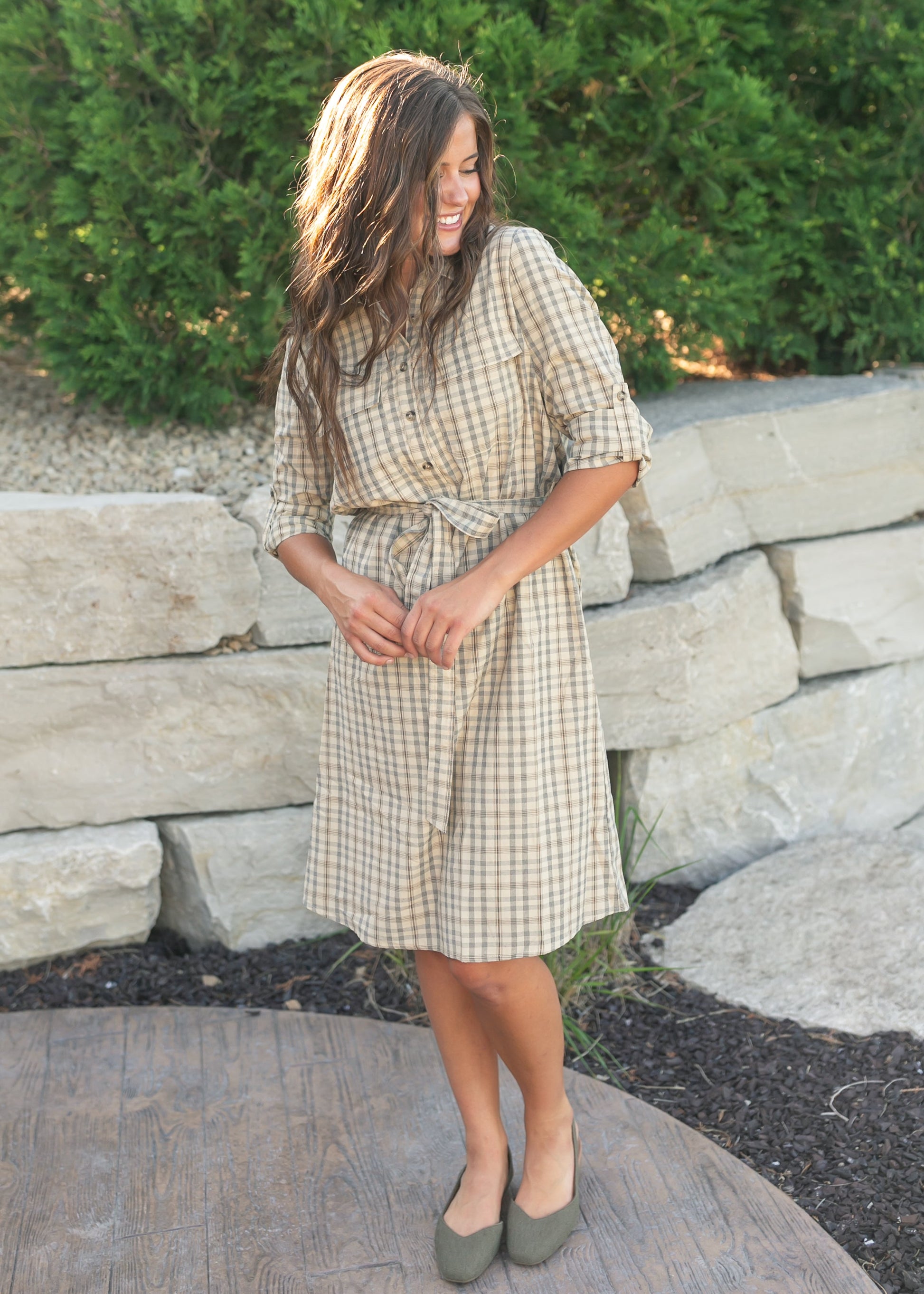 Preorder Kimberly Shirt Dress IC Dresses