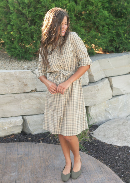 Preorder Kimberly Shirt Dress IC Dresses