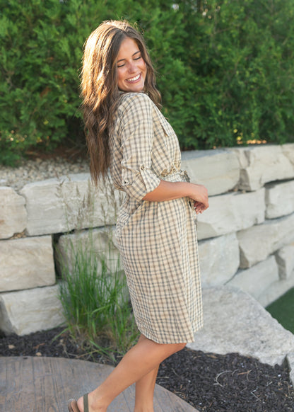 Preorder Kimberly Shirt Dress IC Dresses