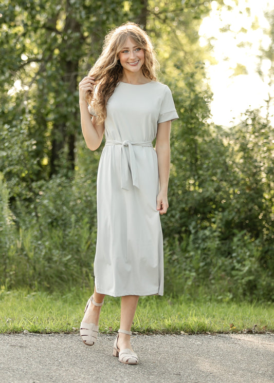 Preorder Lennox Classic Midi Dress - 46" IC Dresses Sand / XS