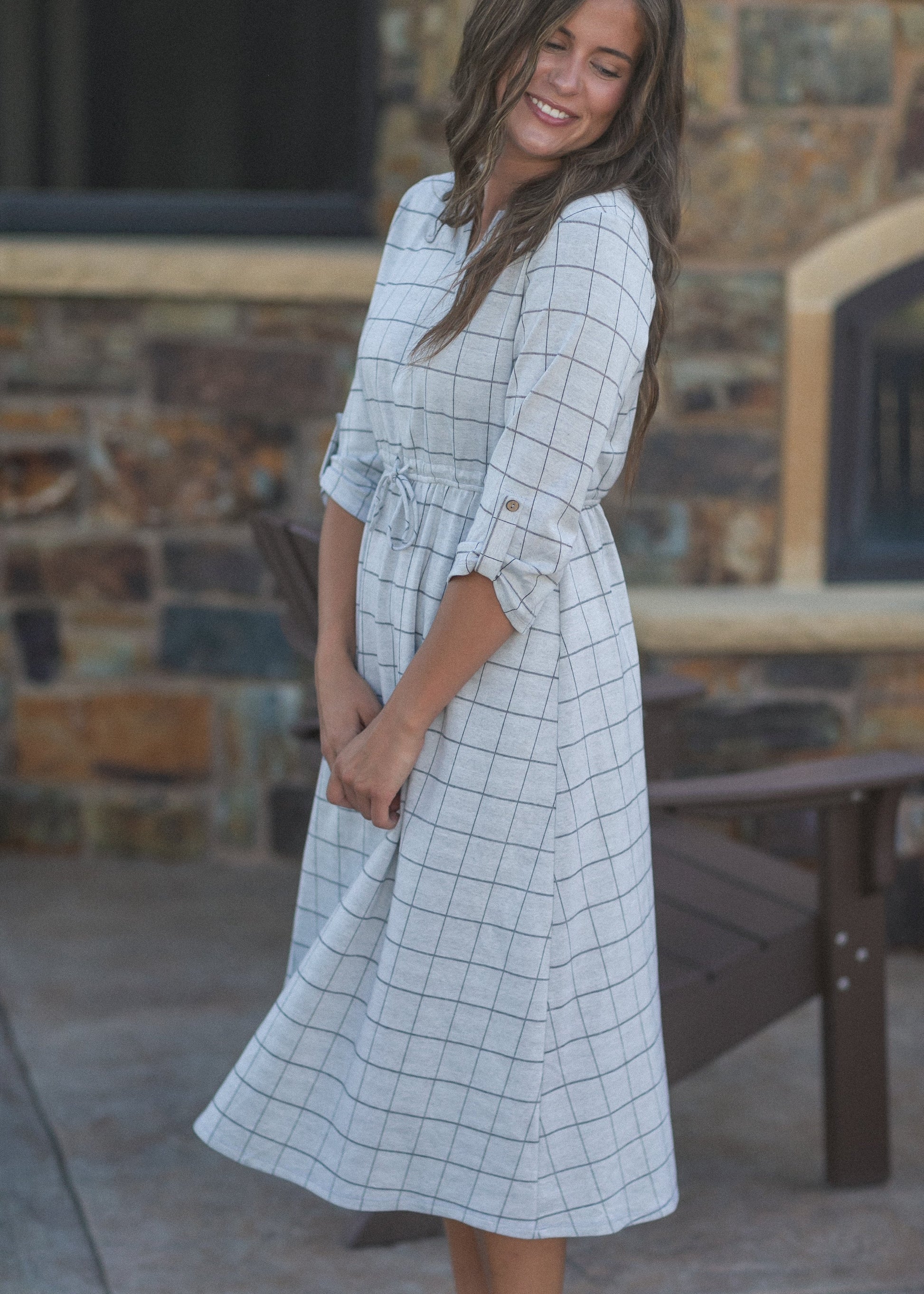 Preorder Monica Tie Waist Midi Dress IC Dresses