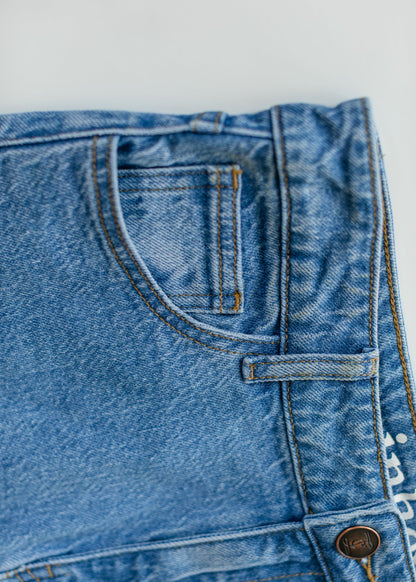 Preorder Remi Denim Classic Wash Midi Skirt IC Skirts