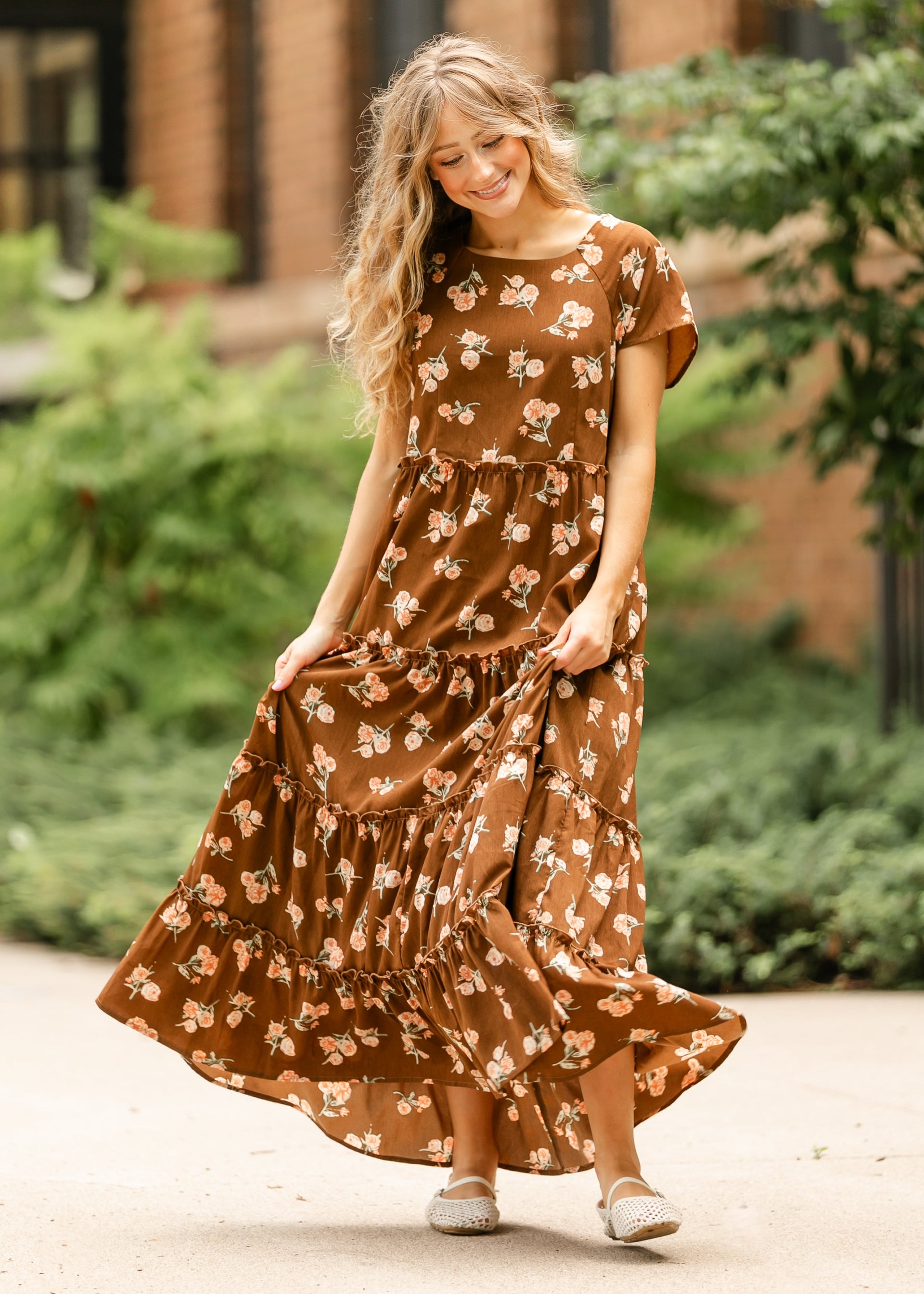 chinese dress ladies Rya Tiered Maxi Dress
