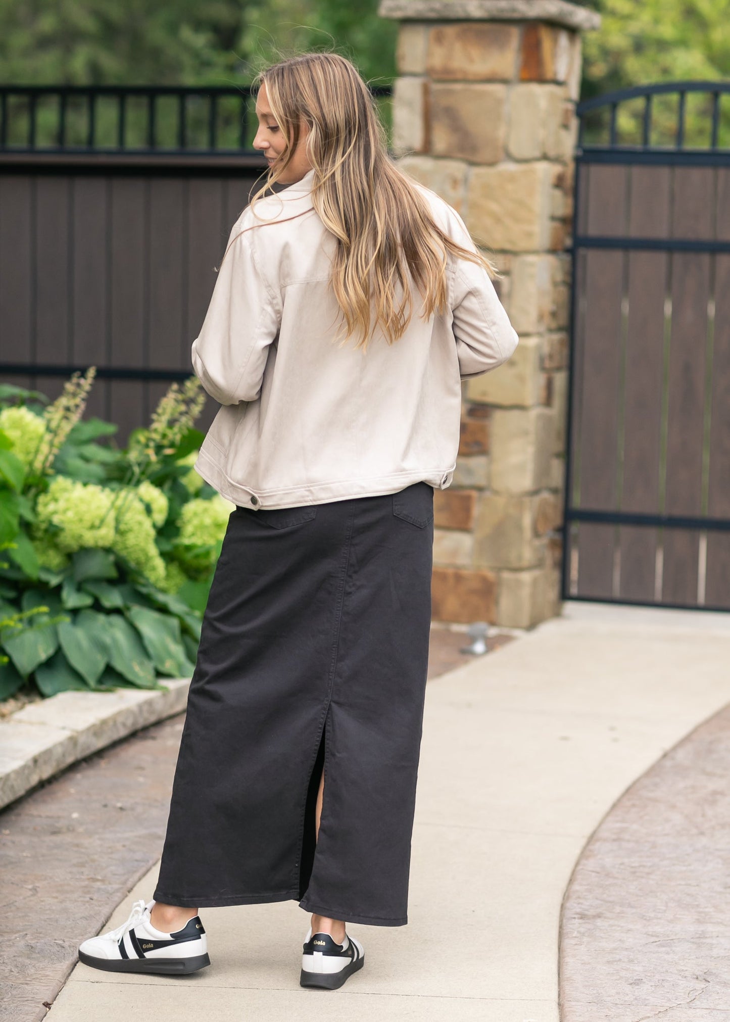 Preorder  Stella Onyx Black Denim Maxi Skirt IC Skirts