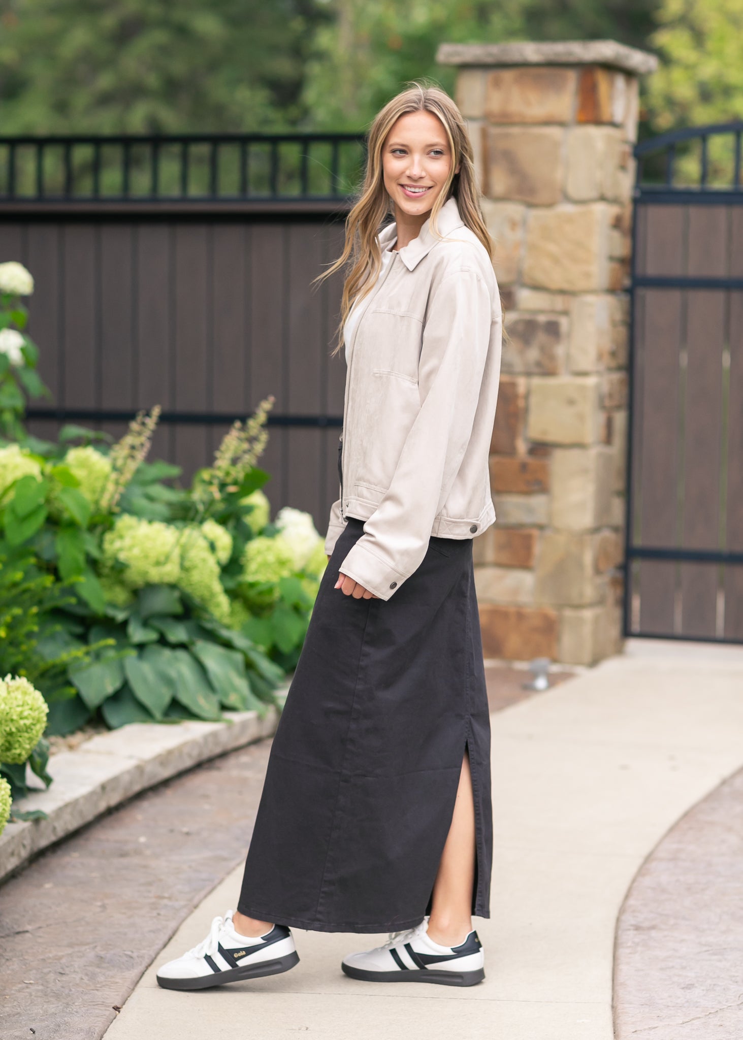 Preorder  Stella Onyx Black Denim Maxi Skirt IC Skirts
