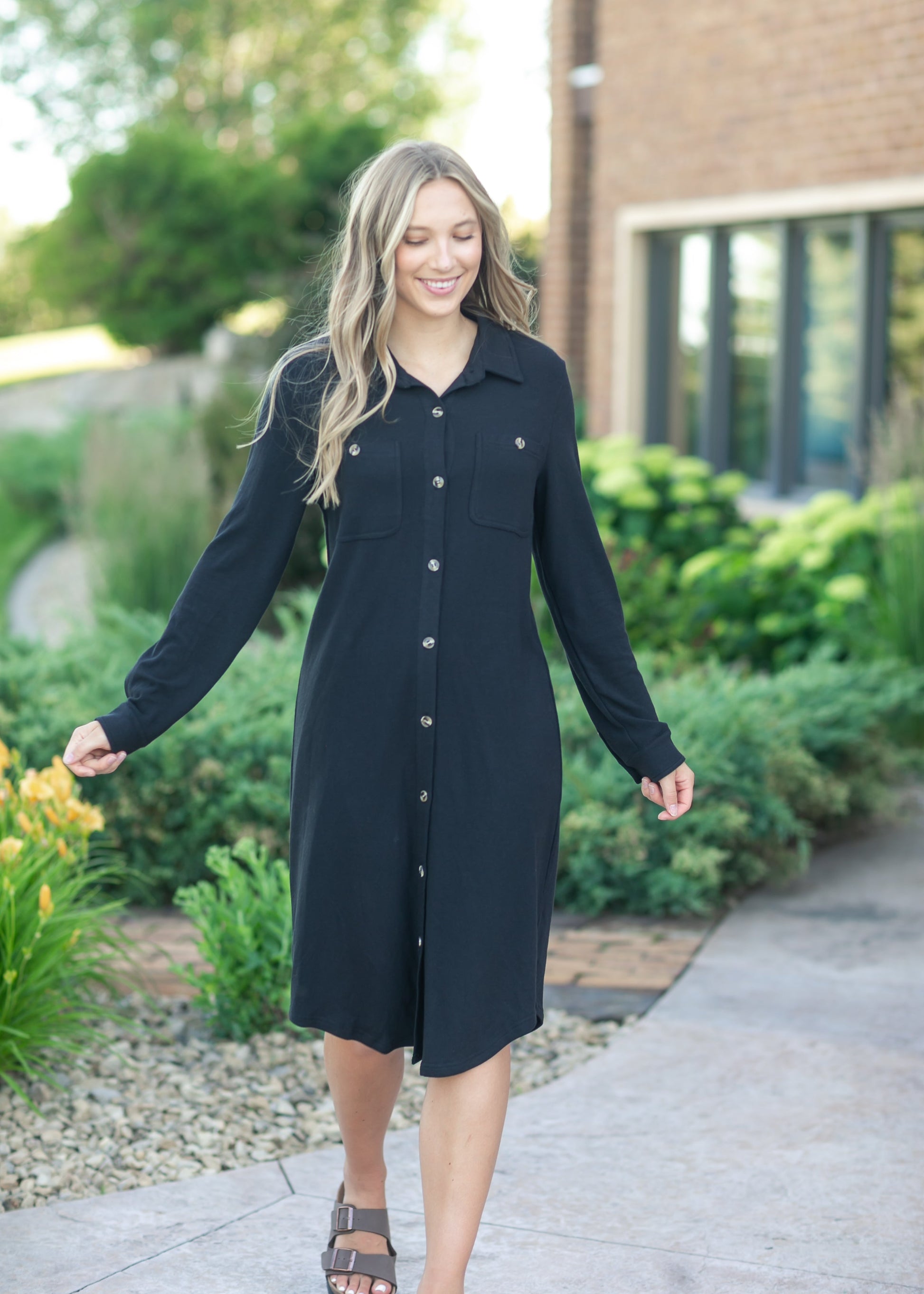 Preorder Teagan Shirt Dress IC Dresses