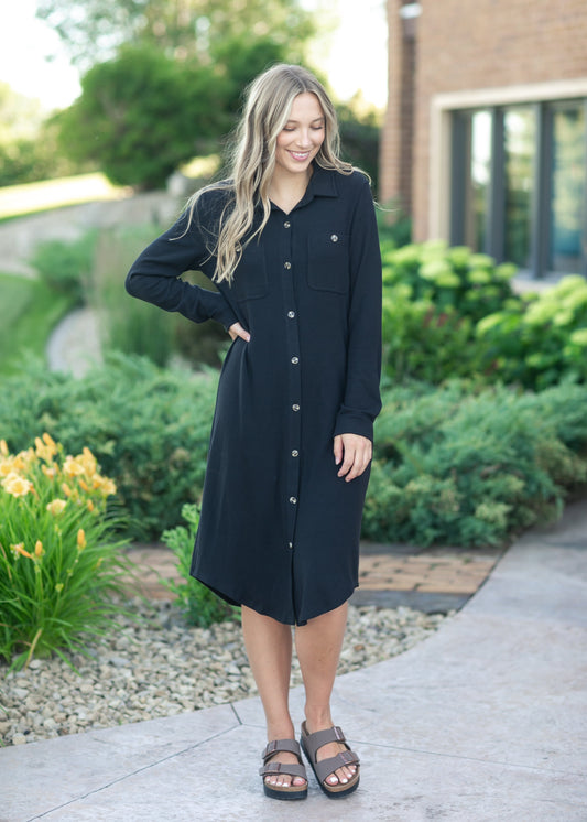 Preorder Teagan Shirt Dress IC Dresses