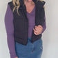 Zip Front Cropped Puffer Vest