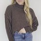 Raw Edge Long Sleeve Sweater