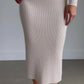 Oatmeal Knit Sweater Set