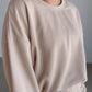 Bubble Hem Crewneck Sweatshirt