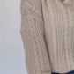 Loose Knit V-neck Sweater