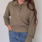 Merrick 1/4 Snap Pullover Top