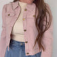 Washed Pink Denim Jacket - FINAL SALE