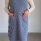 Quilted Knit Tank Midi Dress