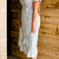 Printed Ruffle Wrap Midi Dress - FINAL SALE FF Dresses