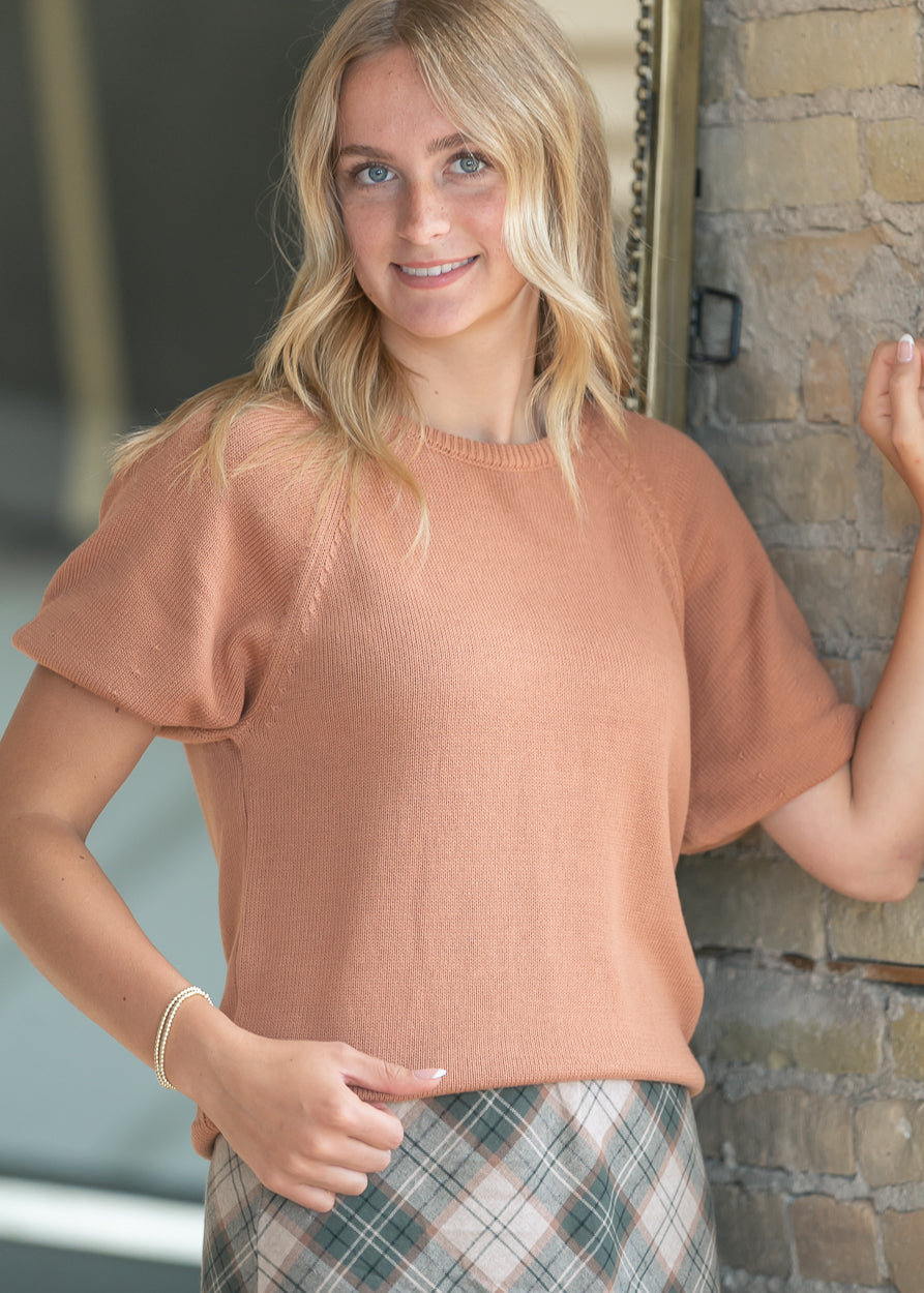 Puff Sleeve Relaxed Fit Sweater
