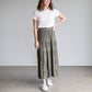 Pull-On Stretch Waist Tiered Maxi Skirt - FINAL SALE FF Skirts Olive / S