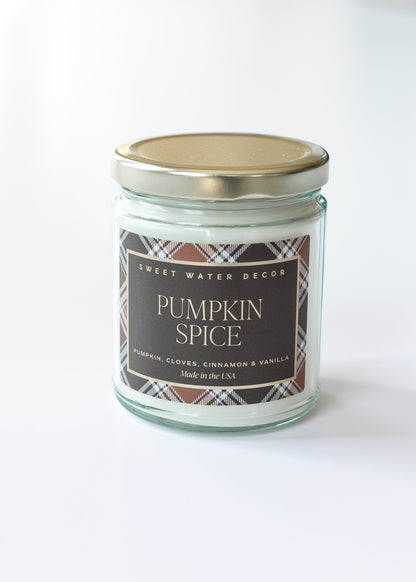 Pumpkin Spice 9 oz Soy Candle FF Home + Lifestyle