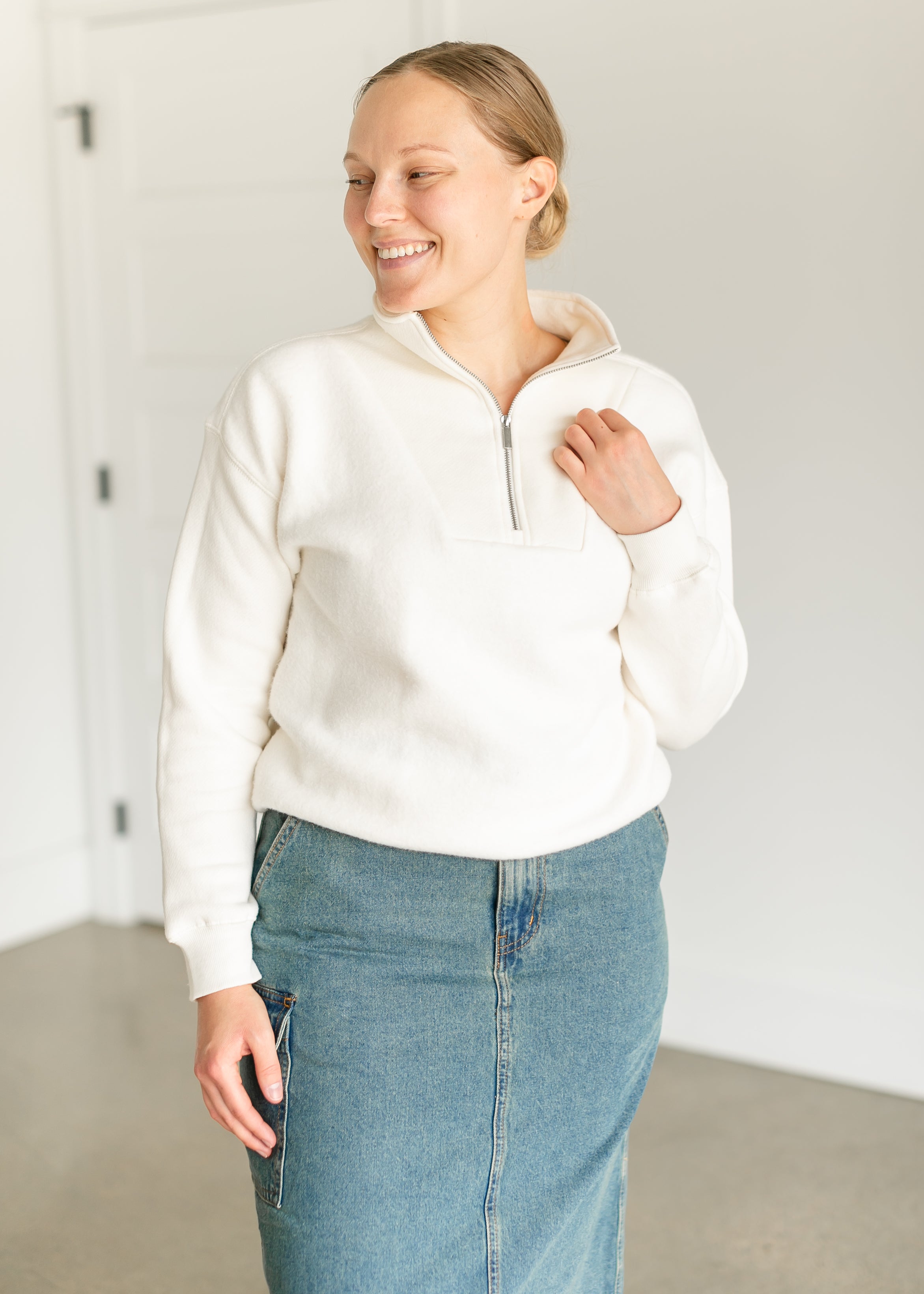 Reverse hotsell fleece sweatshirt