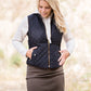 Quilted Contrast Puffer Vest - FINAL SALE FF Tops