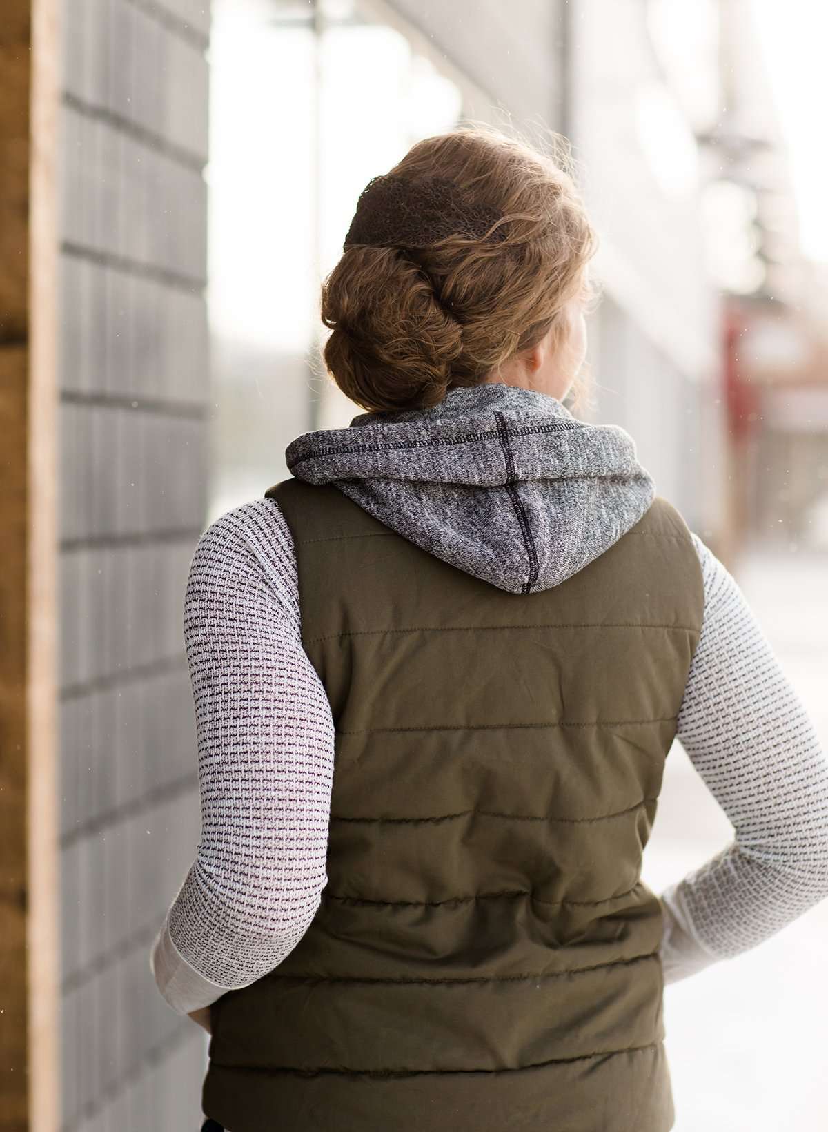 Quilted Hooded Puffer Vest - FINAL SALE FF Tops