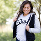 Quilted Puffer Vest with Hood FF Tops