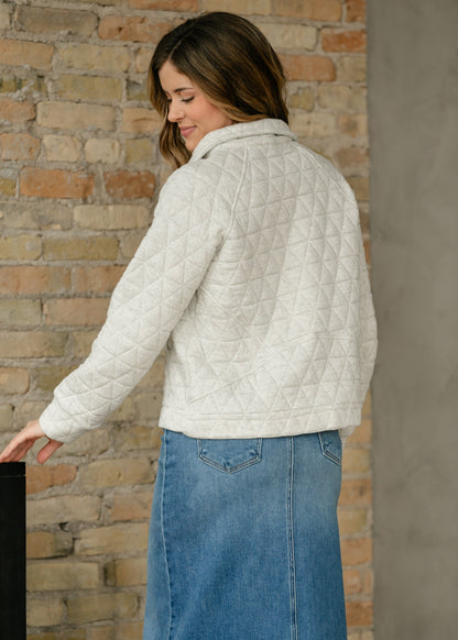 Quilted Quarter Zip Pullover FF Layering Essentials